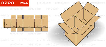 Коробки 0228 картон, гофрокартон, микрогофрокартон