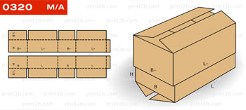 Коробка с крышкой, окошком 0320 картон, гофрокартон, микрогофрокартон