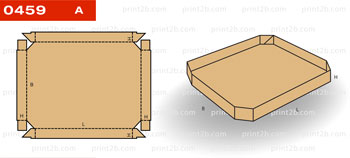 Коробка складная картонная 0459 для товаров и продукции