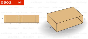 Коробки-пеналы 0502, суперобложки из картона для упаковки