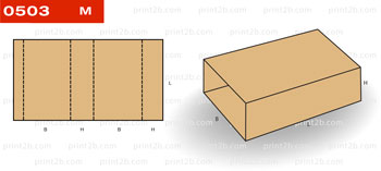 Коробки-пеналы 0503, суперобложки из картона для упаковки