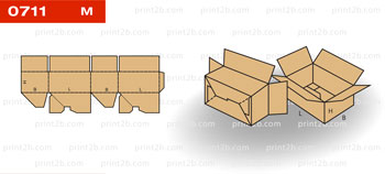 Коробки самосборные 0711 - прочная упаковка из гофрокартона