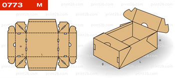 Коробки 0773 - пищевая упаковка из гофрокартона